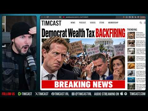 Democrat Wealth tax BACKFIRES, Facebook IS COOKED, $27B LOSS IN CA | Tim Pool