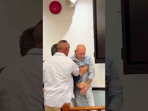 NJ Town Hall Erupts Into Chaos After Mayor Charges at Resident: ‘I’m F***ing Getting You’ #shorts