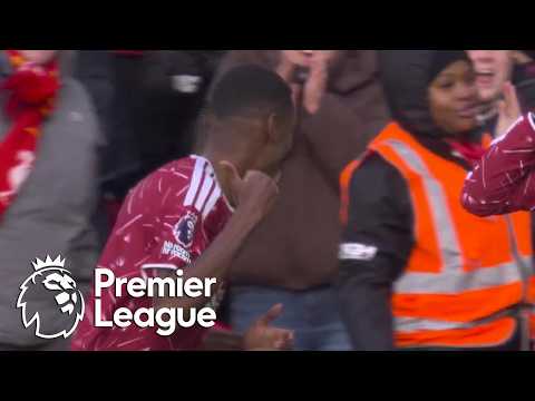 Bradley Barcola finds Alexander Isak for Liverpool’s second v. Brighton | Premier League