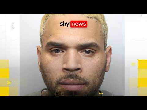 Chris Brown arrives for sentencing after nightclub attack