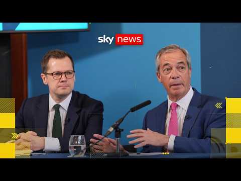 Farage and Jenrick hold news conference prior to Budget