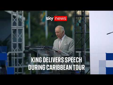 King Charles delivers speech at youth rally in the Bahamas