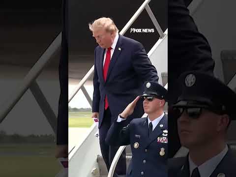 WATCH: Trump arrives in Texas to rally support for GOP candidates