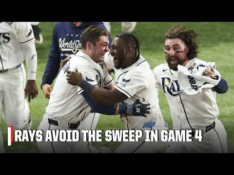 World Series Game 4 Reaction ⚾ Rays walk off in extra to stay alive | ESPN MLB