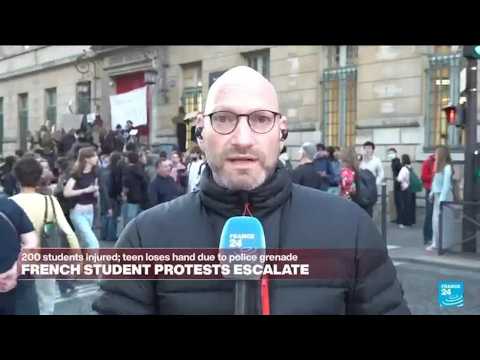 Paris students gear up for ‘Black Tuesday’ protests • FRANCE 24 English