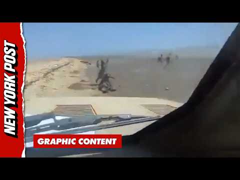 Disturbing Video Shows Yemeni Government Vehicles Running Over Houthi Fighters