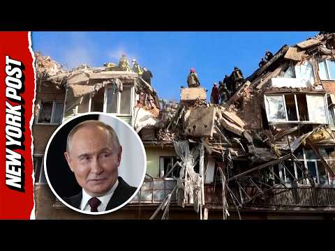 Russian Strikes Ukraine Leaving 19 Dead as Putin Celebrates 74th Birthday