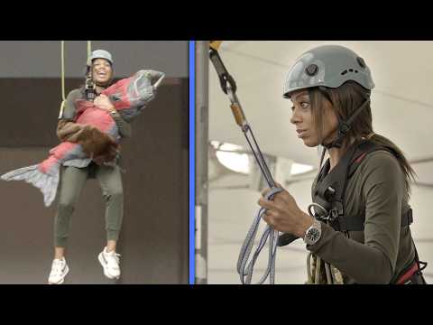 The Amazing Race: ET’s Nischelle Turner Takes the LEAP in Season 39 Stunt (Exclusive)