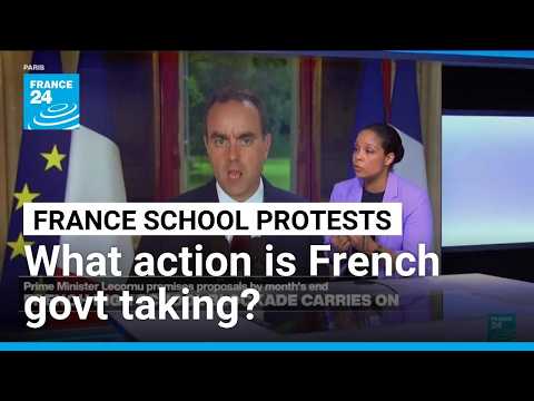 France student protests: What measures is the government taking? • FRANCE 24 English