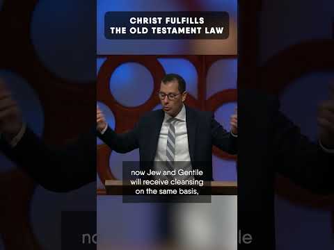 Christ Fulfills The Old Testament Law #jesus #christianity #sermon #bible #drjonathanyoussef