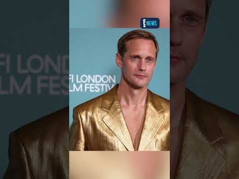 Alexander Skarsgård stands ten toes down on the red carpet at the BFI London “Wicker” screening.