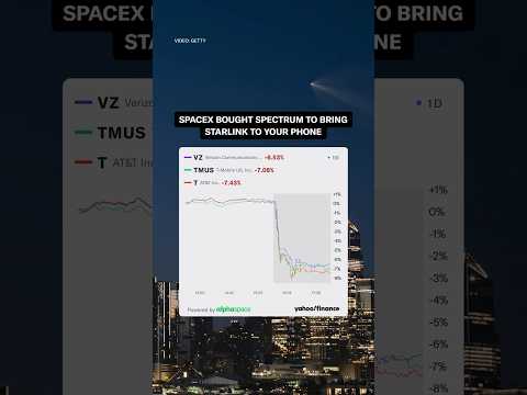 AT&T, Verizon and T-Mobile stock fell up to 7% on SpaceX Starlink news