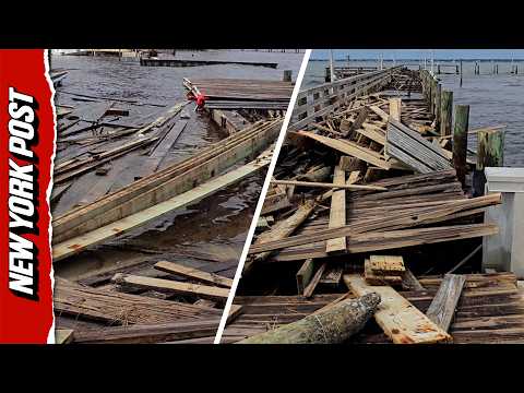 Hurricane Isaias Tears Florida Pier to Pieces