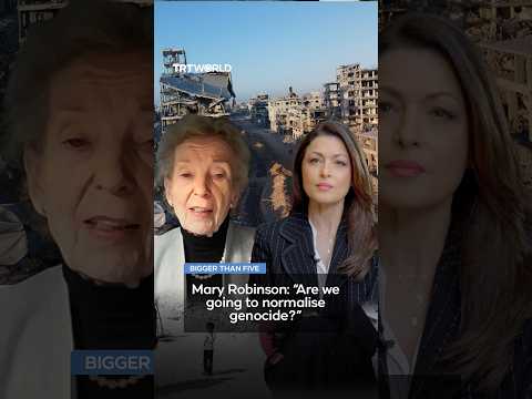 Mary Robinson: “Are we going to normalise genocide?”