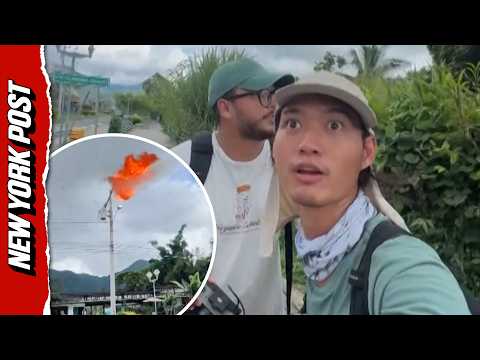 Travel Influencer Sprints Away as Electrical Line EXPLODES During Panama’s 7.7-Magnitude Earthquake