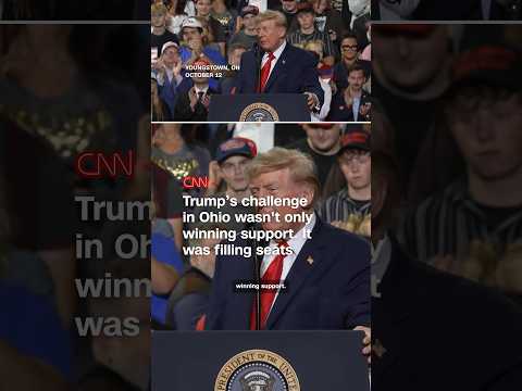 Trump’s challenge in Ohio wasn’t only winning support. It was filling seats
