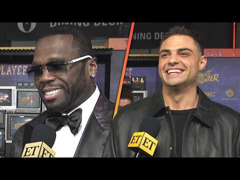 Noah Centineo REACTS to 50 Cent’s Street Fighter PRAISE (Exclusive)