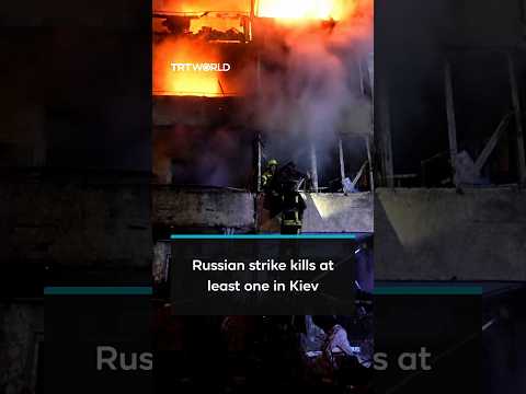 Russian attack on Kiev leaves at least one dead