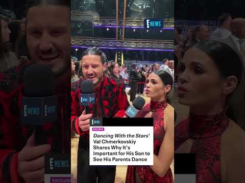 Val Chmerkovskiy always wants his son to put his best foot forward. 🫶🏼 #DWTS
