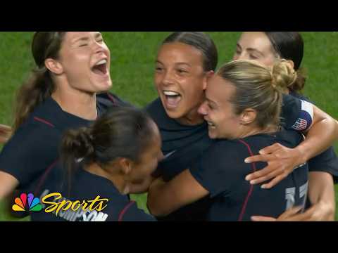 Mallory Swanson scores late equalizer for USWNT against Spain | NBC Sports