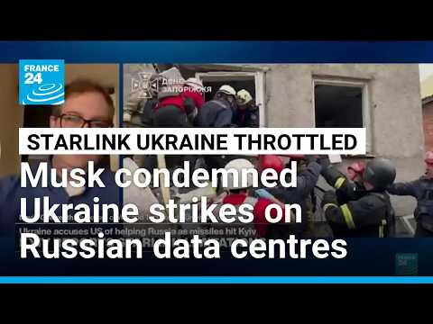 Starlink restriction ‘no surprise’ after Musk condemned Ukraine strikes on Russian data centres