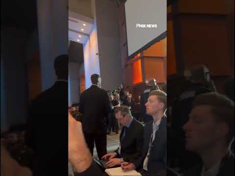WATCH: Protesters DRAGGED from room during Hegseth speech #shorts #us #news #foxnews