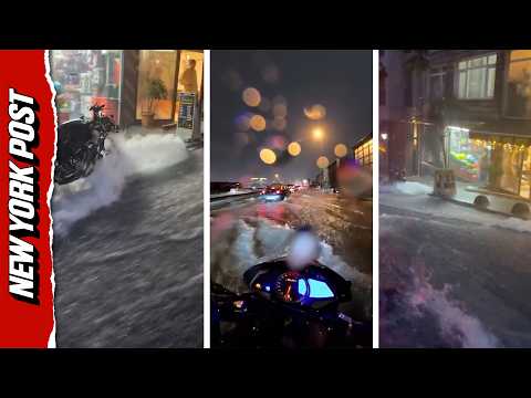 Torrential Downpour Triggers Raging Flash Floods Across Istanbul, Submerging Streets