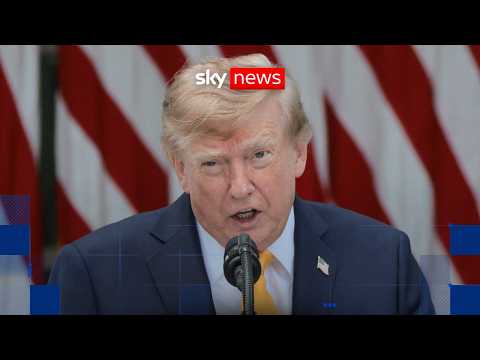 Trump speaks at the White House