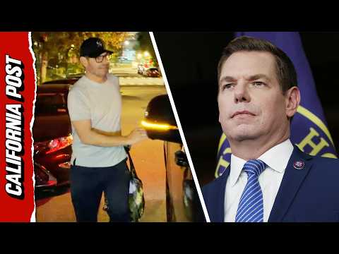 Disgraced Former CA Congressman Eric Swalwell Dodges Questions as He Sneaks Out of DC Home