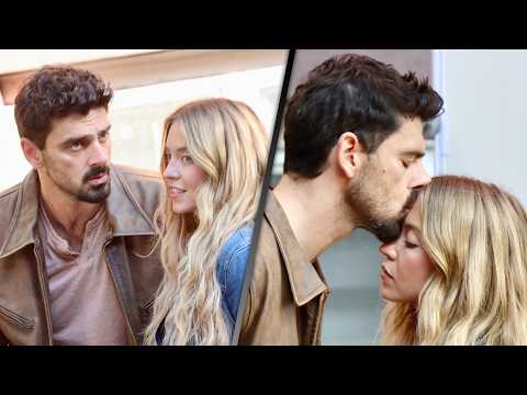 The Housemaid’s Secret: Michele Morrone KISSES Sydney Sweeney on Set