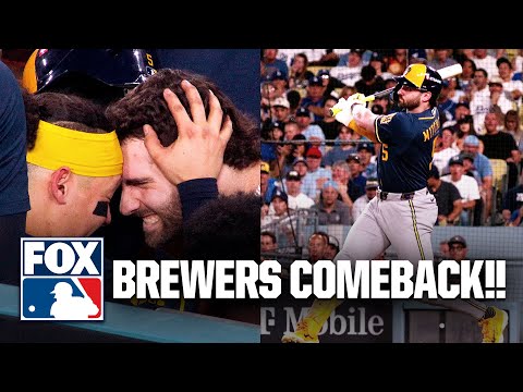BREWERS TAKE LEAD! 🚨 Brewers’ Garrett Mitchell crushes go-ahead home run in 5th inning vs Dodgers