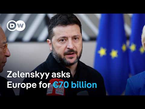 Will Europe answer Ukraine’s €70 billion funding appeal? | DW News
