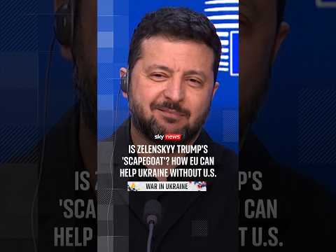 Is Zelenskyy Trump’s ‘scapegoat’? How EU can help Ukraine without US
